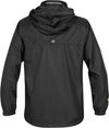 Am image of a Custom Stormtech Mens Stratus Lightweight Shell in BLACK!