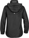 Am image of a Custom Stormtech Womens Stratus Lightweight Shell in BLACK!