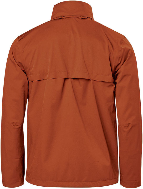 Am image of a Custom Stormtech Mens Scirocco Lightweight Shell in Rust!