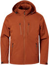 Am image of a Custom Stormtech Mens Scirocco Lightweight Shell in Rust!
