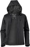 Am image of a Custom Stormtech Womens Scirocco Lightweight Shell in Black!