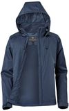 Am image of a Custom Stormtech Womens Scirocco Lightweight Shell in Navy!