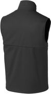 Am image of a Custom SportTek Soft Shell Vest in Deep Black!