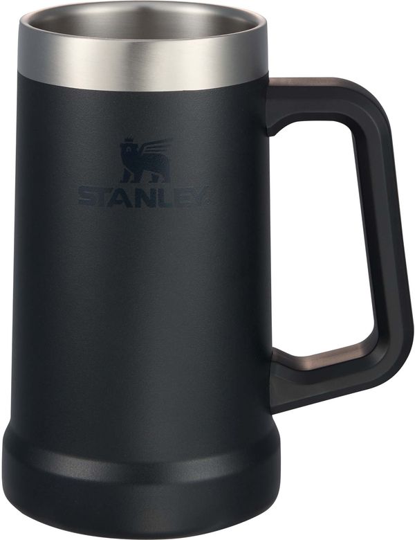 Am image of a Custom Stanley Adventure Big Grip Stein 24 oz in Black!