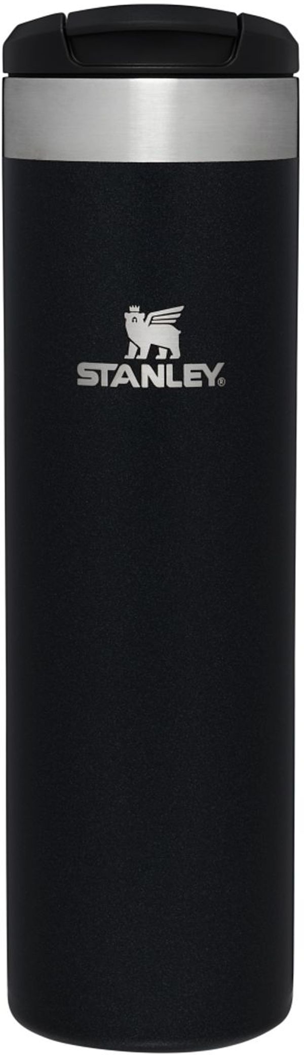 Am image of a Custom Stanley Aerolight Transit Bottle 20 oz in Black!