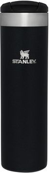 Am image of a Custom Stanley Aerolight Transit Bottle 20 oz in Black!