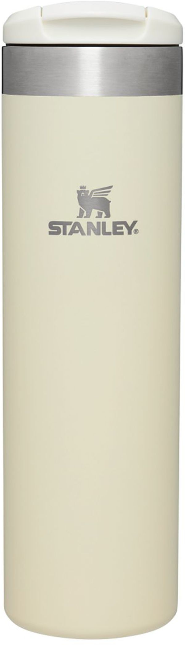 Am image of a Custom Stanley Aerolight Transit Bottle 20 oz in Cream!