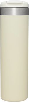 Am image of a Custom Stanley Aerolight Transit Bottle 20 oz in Cream!