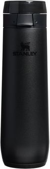 An image of a Custom Stanley Flowstate Spring Bottle 20oz in Black!