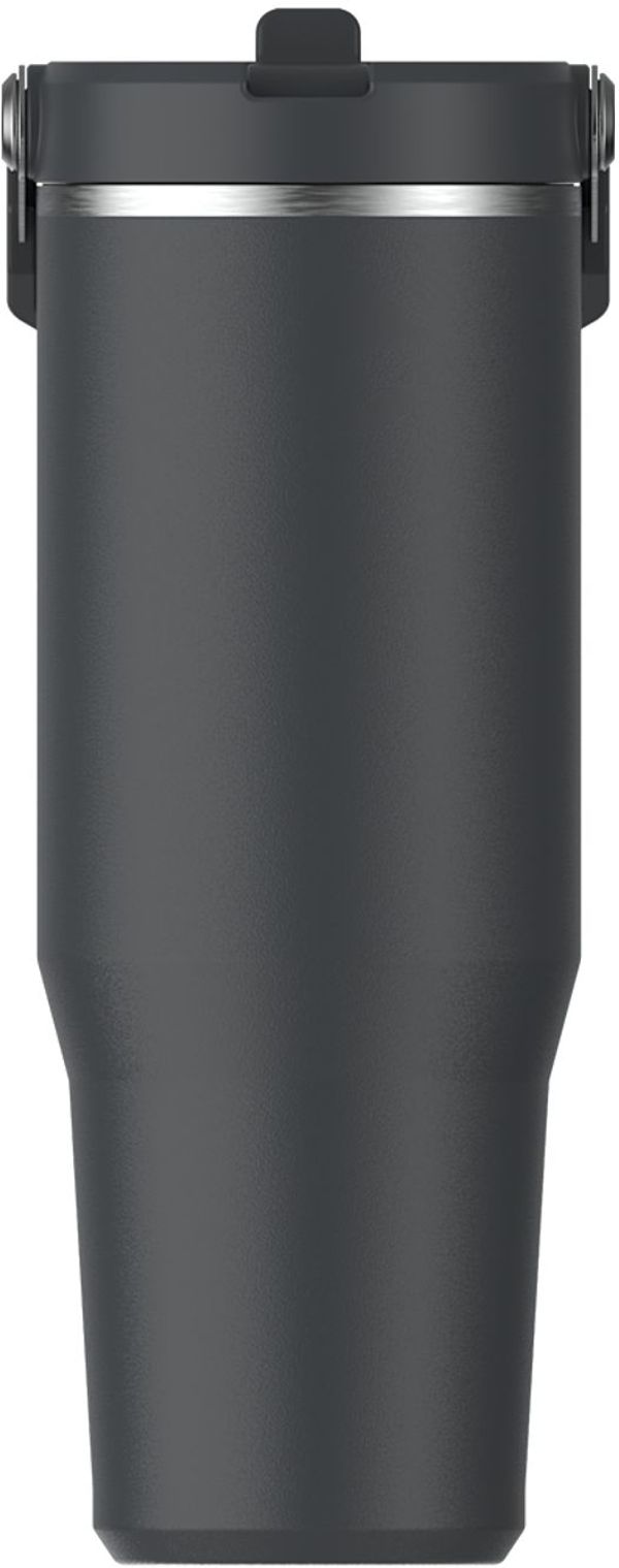An image of a Custom Stanley IceFlow 2 Flip Straw Tumbler 30oz in Black!