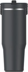 An image of a Custom Stanley IceFlow 2 Flip Straw Tumbler 30oz in Black!