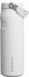 Am image of a Custom Stanley IceFlow Aerolight Flip Straw Water Bottle 24 oz in Frost!