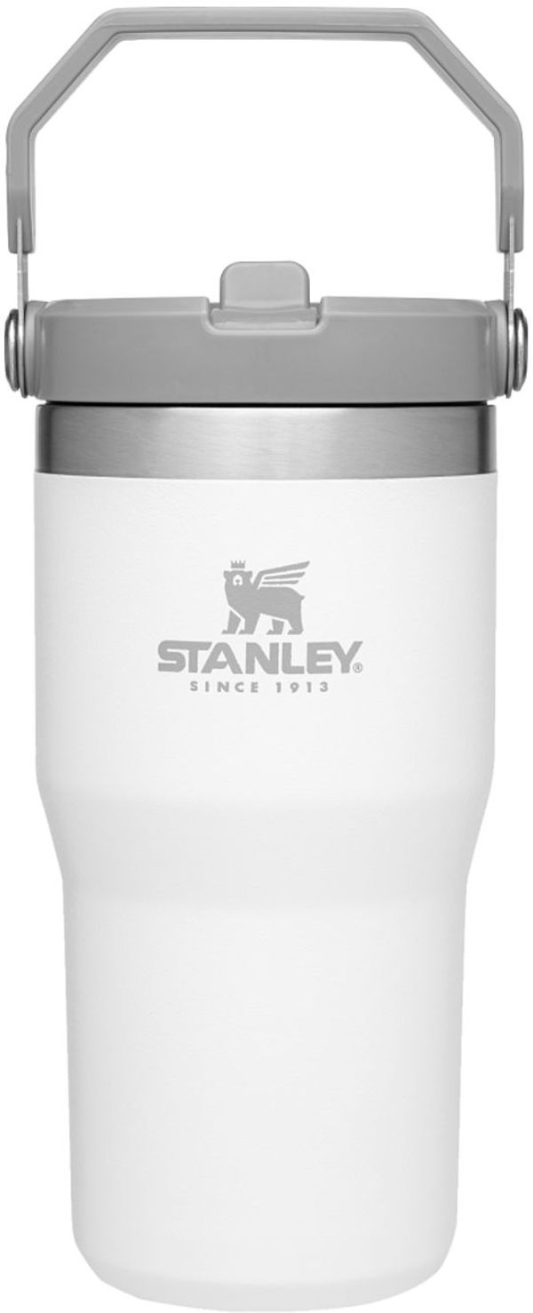 Am image of a Custom Stanley IceFlow Flip Straw Tumbler 20 oz in Polar!