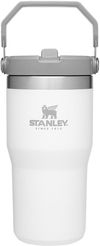 Am image of a Custom Stanley IceFlow Flip Straw Tumbler 20 oz in Polar!