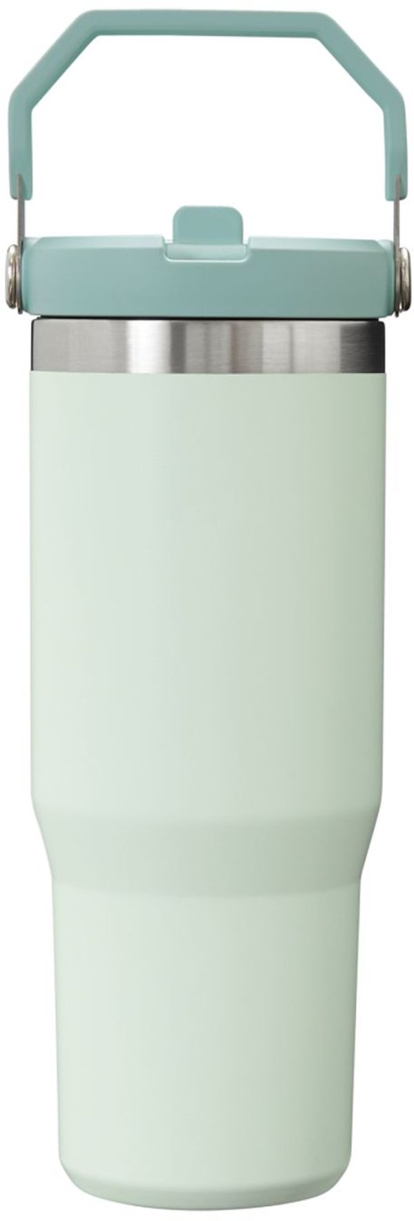 Am image of a Custom Stanley IceFlow Flip Straw Tumbler 30 oz in Mist!