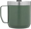 Am image of a Custom Stanley Legendary Camp Mug 12 oz in Green!