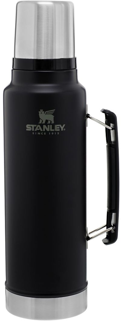 Am image of a Custom Stanley Legendary Classic Bottle 48 oz in Black!