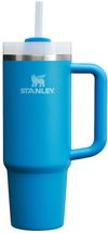 Am image of a Custom Stanley Quencher H2O FlowState Tumbler 30 oz in Azure!
