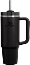 Am image of a Custom Stanley Quencher H2O FlowState Tumbler 30 oz in Black!