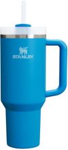 Am image of a Custom Stanley Quencher H2O FlowState Tumbler 40 oz in Azure!