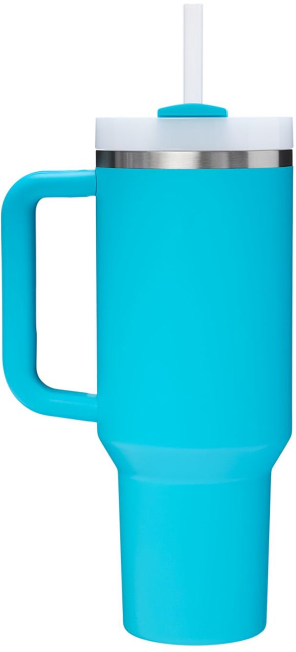 An image of a Custom Stanley Quencher H2O FlowState Tumbler 40 oz in Splash!