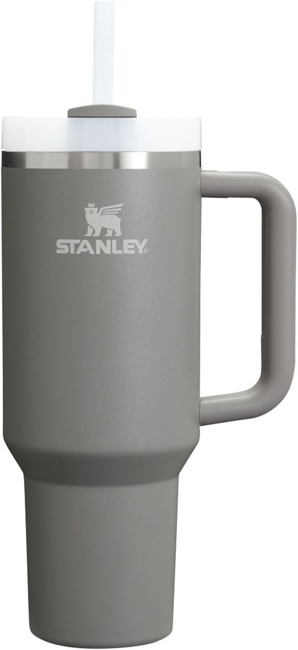 An image of a Custom Stanley Quencher H2O FlowState Tumbler 40 oz in Stone!
