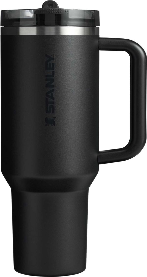 An image of a Custom Stanley Quencher ProTour Flip Straw Tumbler 30 oz in Black!