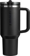 An image of a Custom Stanley Quencher ProTour Flip Straw Tumbler 30 oz in Black!