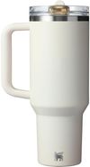 Am image of a Custom Stanley Quencher ProTour Flip Straw Tumbler 40 oz in Cream!