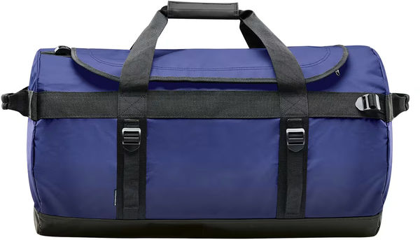 An image of a Custom Stormtech Atlantis Waterproof Gear Bag Large in OCEAN BLUE!