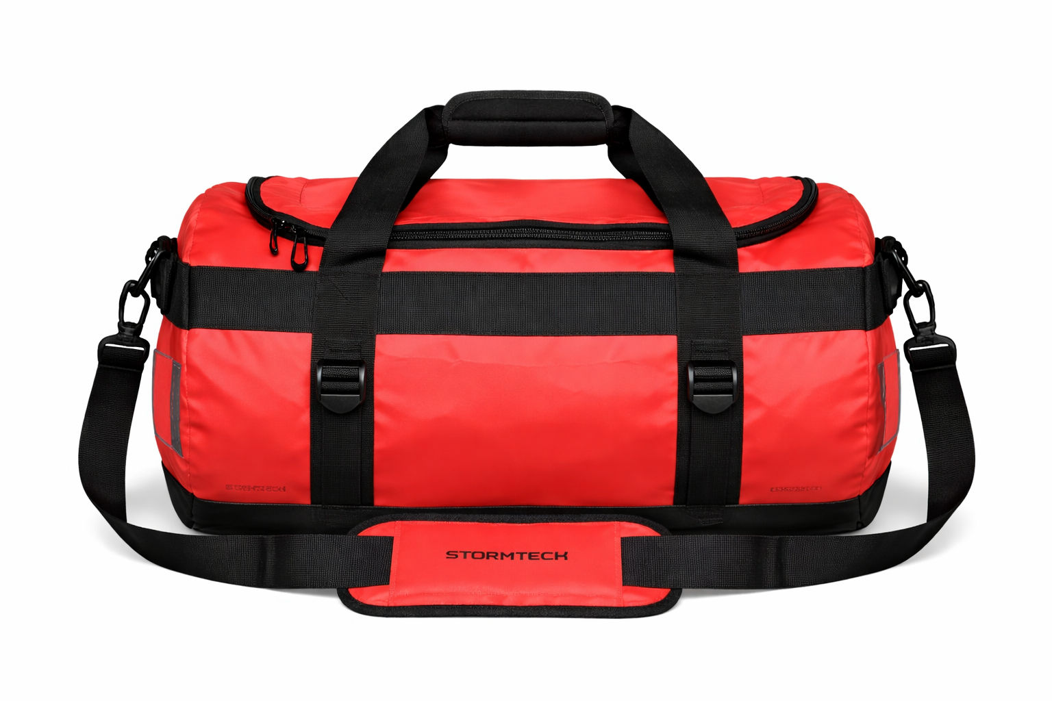 Stormtech Atlantis Waterproof Gear Bag Small in BOLD RED / BLACK
