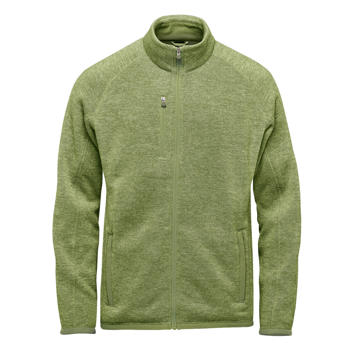 Stormtech Men's Avalante Full Zip Fleece Jacket in Sage Green Heather