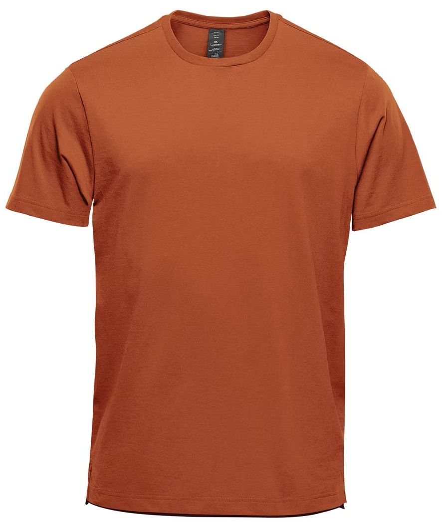Stormtech Men's Equinox Short Sleeve Tee in Rust Heather