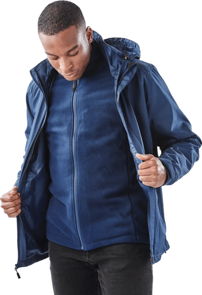An image of a Custom Stormtech Men's Nautilus 3 In 1 System Jacket!