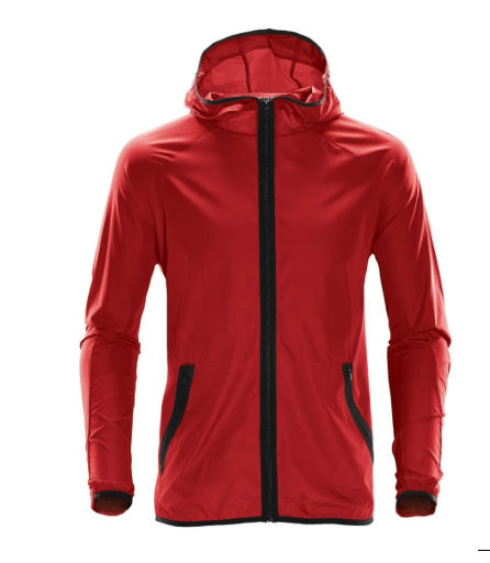 Stormtech Men's Ozone Hooded Shell in Bright Red