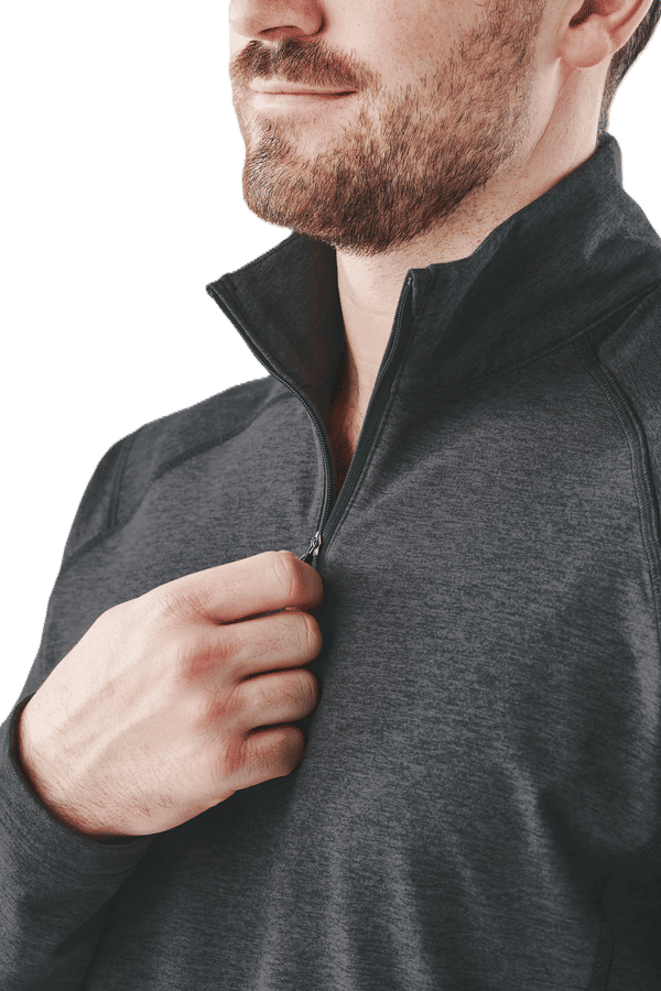 An image of a Custom Stormtech Men's Treeline Performance Quarter Zip Pullover!