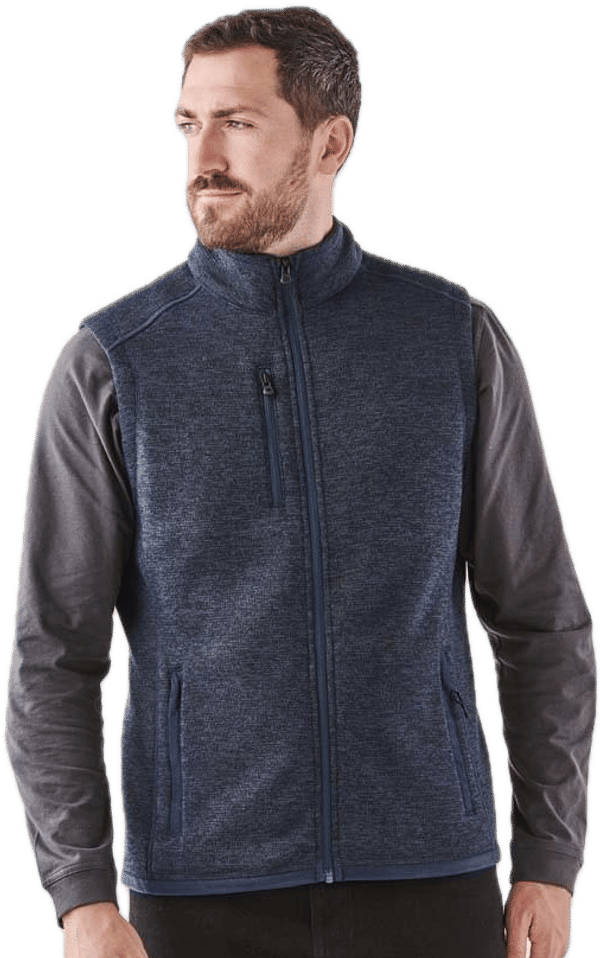 Custom Stormtech Men's Avalante Full Zip Fleece Vest - Coastal Reign