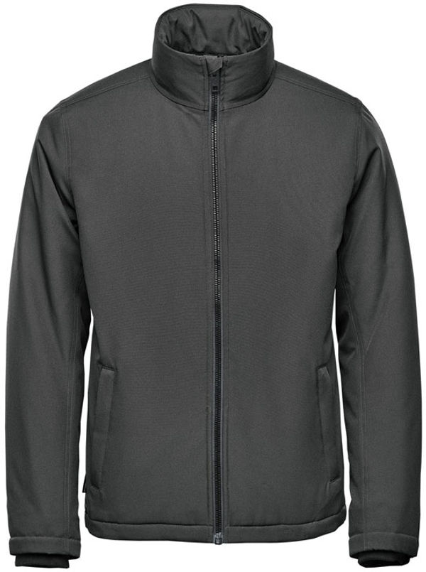 Am image of a Custom Stormtech Mens Athabasca Thermal Jacket in Granite!