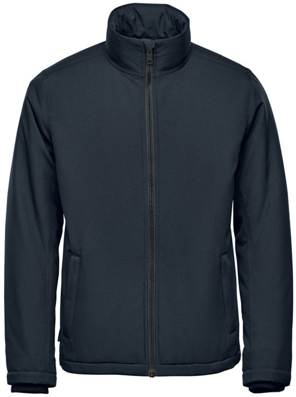 Am image of a Custom Stormtech Mens Athabasca Thermal Jacket in Midnight!