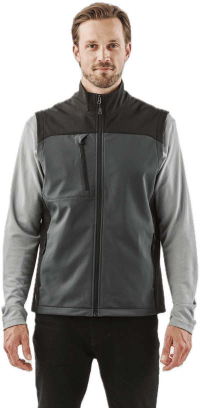 An image of a Custom Stormtech Mens Cascades Softshell Vest!