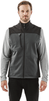 An image of a Custom Stormtech Mens Cascades Softshell Vest!