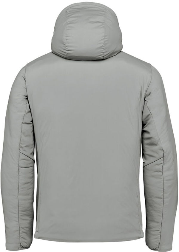 Am image of a Custom Stormtech Mens Cascadia Thermal Jacket in Storm Grey!