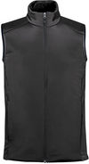 Am image of a Custom Stormtech Mens Cascadia Thermal Vest in Black!