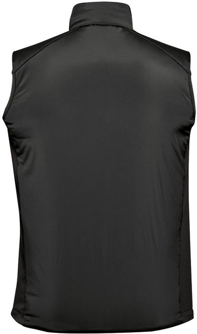 Am image of a Custom Stormtech Mens Cascadia Thermal Vest in Black!