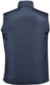 Am image of a Custom Stormtech Mens Cascadia Thermal Vest in Midnight!