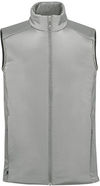 Am image of a Custom Stormtech Mens Cascadia Thermal Vest in Storm Grey!