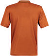 Am image of a Custom STORMTECH MENS ECLIPSE H2X DRY PIQUE POLO in Rust!