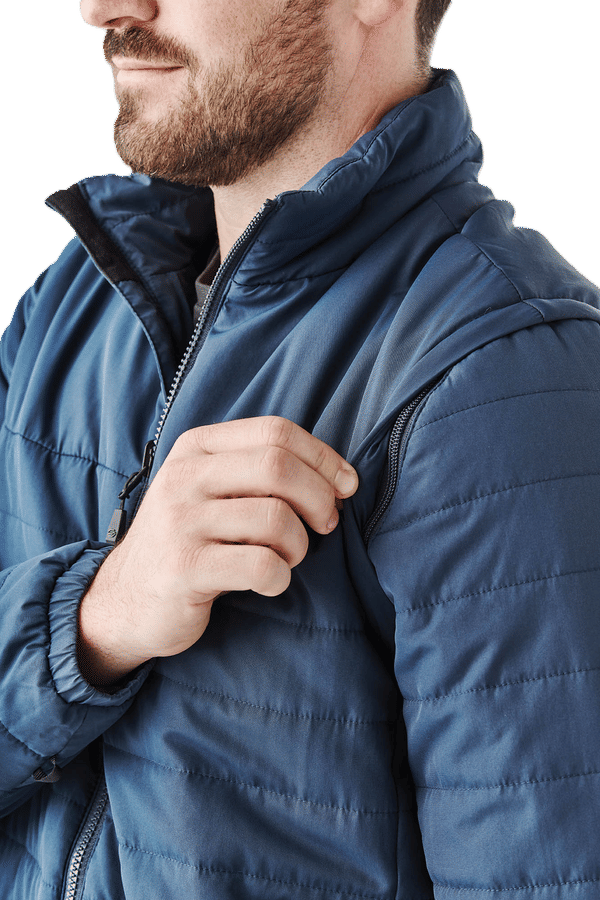 An image of a Custom Stormtech Mens Fairbanks 5 in 1 System Jacket!