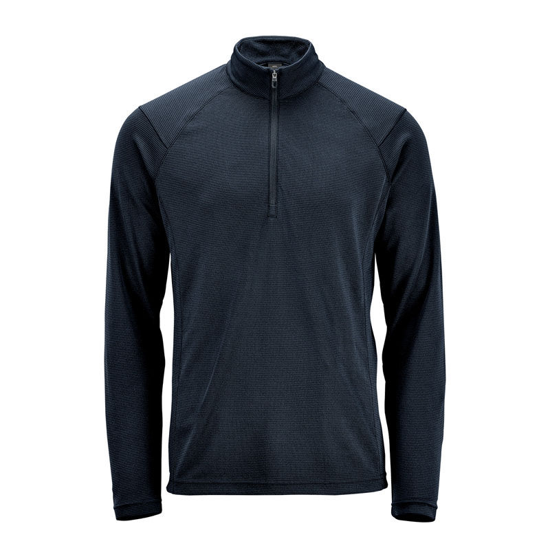 Stormtech Mens Mesa Quarter Zip Pullover in Navy