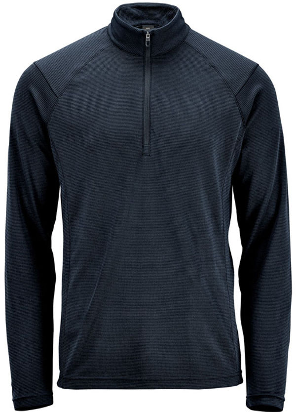 Am image of a Custom Stormtech Mens Mesa Quarter Zip Pullover in Navy!